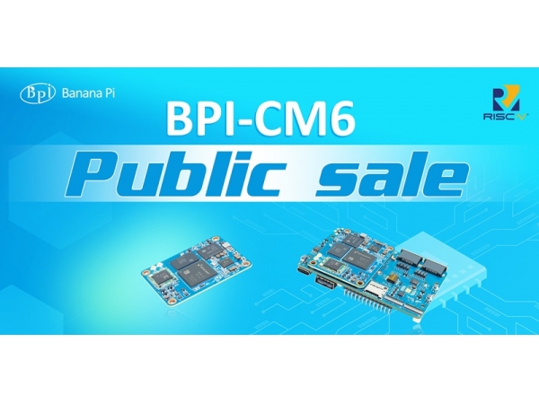 Banana Pi BPI-CM6 RISC-V Computer Module public sale