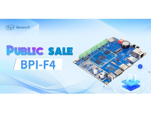 Banana Pi BPI-F4 Sunplus SP7350 Industrial-grade AI development board Public sale